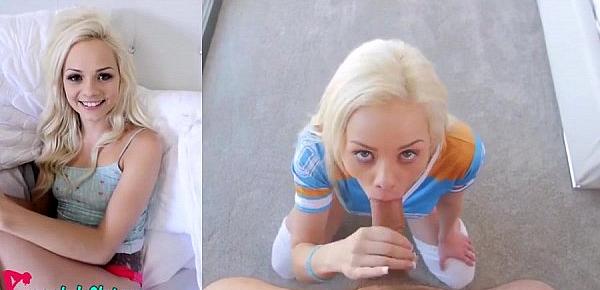  Elsa Jean Sexy Cute Blonde Splitscreen Video